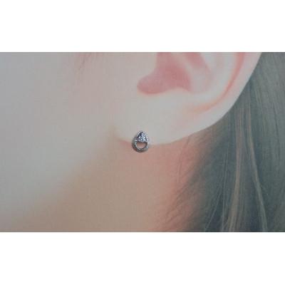 ふるさと納税 福生市 森羅オリジナル プラチナ900 ダイヤモンド ピアス |  | 02