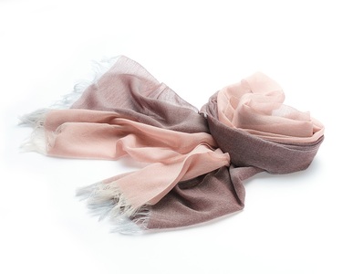 ストール　富士桜工房　KASANE（小豆色）