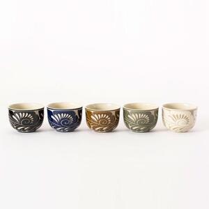 ＜受注生産品＞唐草手碗＜５色セット＞