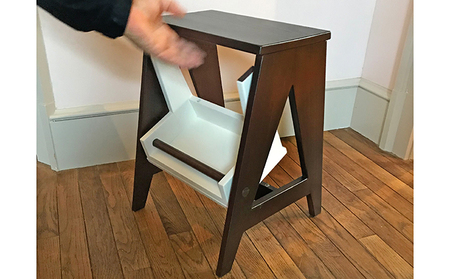 Aラインステップスツール ｜インテリア 雑貨 ざっか 家具 椅子 いす 木製 木 イス 踏み台 スツール ギフト 手作り 長野県 松川村