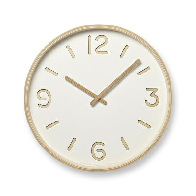 【ふるさと納税】THOMSON PAPER/絹（NY18-15 WH）Lemnos レムノス 時計　装飾品 民芸品 工芸品 伝統技術 インテリア
