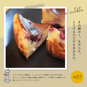 カキノキ チーズケーキ 冷凍 4号 ブルーベリー ケーキ