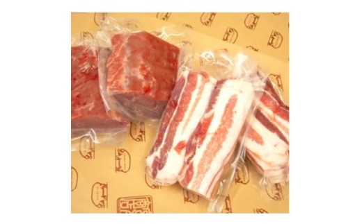 島豚バラ肉スライス・ロースセット　D