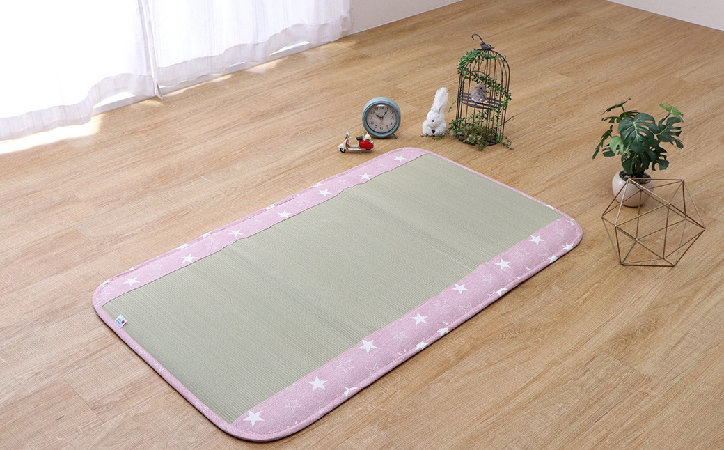 寝汗対策 ベビーマット（70cm×120cm） 【ブルー・ピンク】