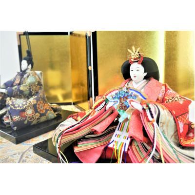 ふるさと納税 小野市 雛人形　京十番親王「双金有楽錦」オリジナル金襴敷　No.10-304 |  | 02