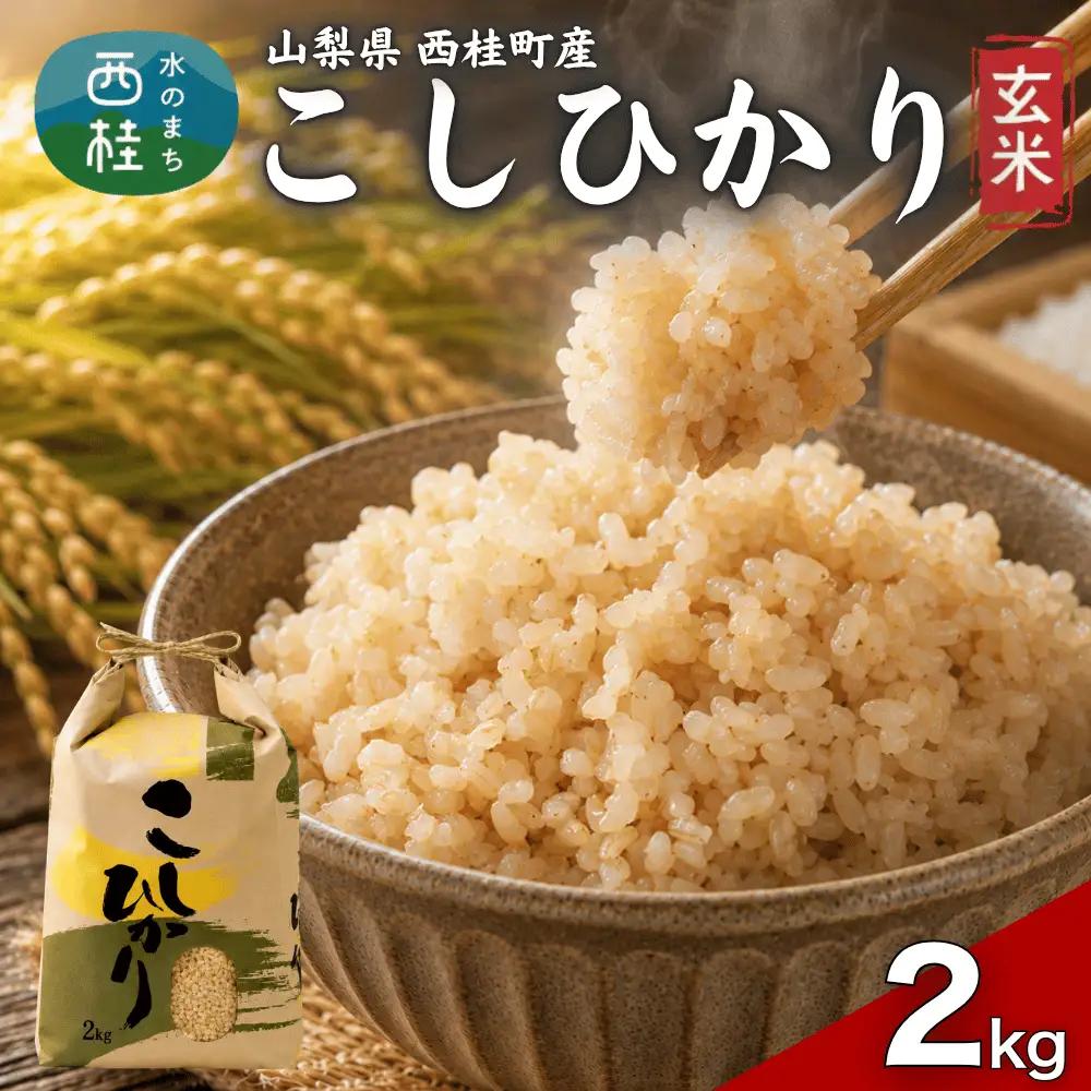 コシヒカリ【玄米】 2キロ 1袋 / 国産 こしひかり  2キロ 令和7年産 米 お米 保存袋 生活必需品 ギフト 贈り物 お歳暮 ふるさと納税 送料無料