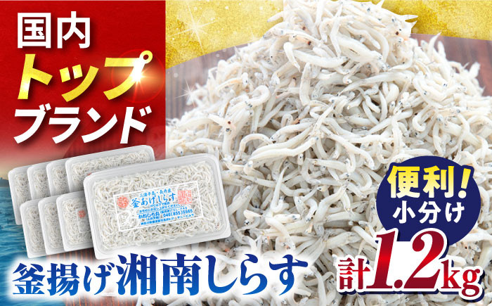 
            釜揚げしらす1.2kg（150ｇ×8パック）しらす シラス 釜揚げ かまあげ 魚 さかな 国産 冷凍 小分け 朝ごはん 料理  神奈川県 横須賀市【かねしち丸水産】 [AKFL002]
          