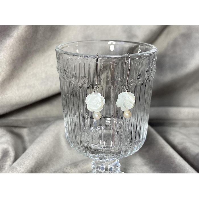 【ふるさと納税】 あこや真珠 ローズシェルピアス パール ピアス 高級 しんじゅ あこや ファッション ギフト 贈り物 贈答 母の日 送料無料 人気 おすすめ 高知県 南国市