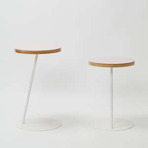 Circle side table（サークルサイドテーブル） サイドテーブル／ナイトテーブル H500 ホワイト_パウダー  EB8-0657