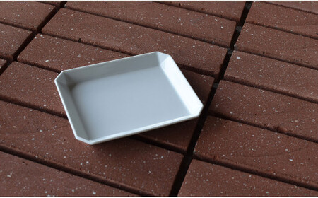 A25-413 1616/ TY Square Plate 130 White 5枚セット 有田焼 器 皿 白 ホワイト