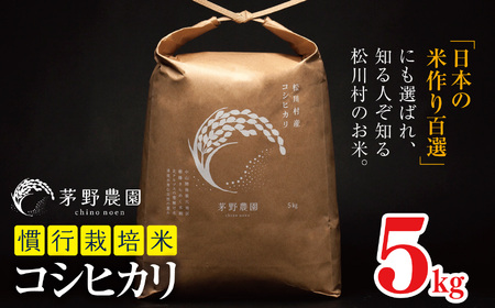 【令和7年度産】コシヒカリ 慣行栽培米 5kg | 茅野農園