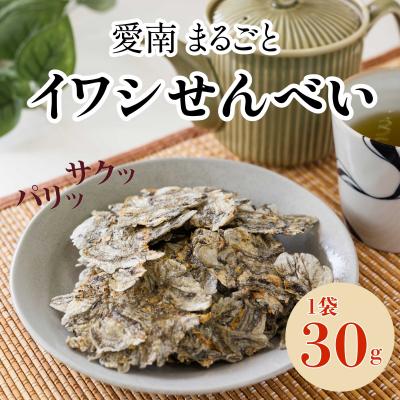 ふるさと納税 愛南町 愛南まるごとイワシせんべい 1袋 30g 伊予乃国