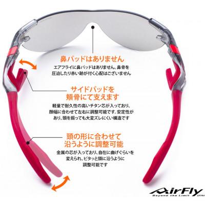 ふるさと納税 鯖江市 鼻パッドのないサングラス「エアフライ」ビッグサイズレンズ AF-305 C-6 CYMT |  | 03