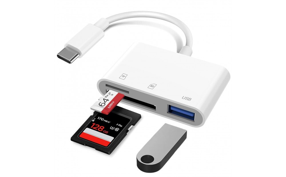 
                  Hanx-Tech USB-C SDカードリーダー HT-CS55WY
                