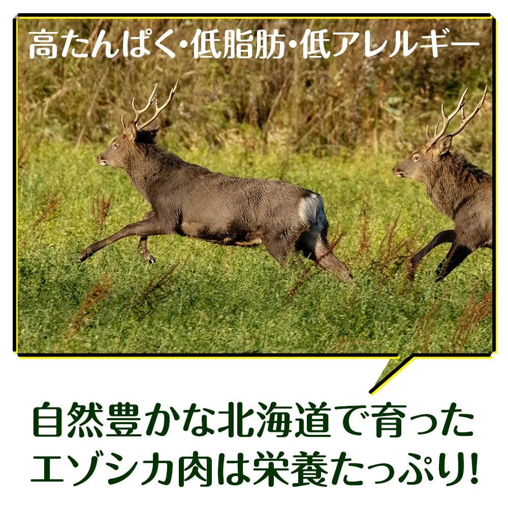 犬 おやつ 鹿肉 冷凍エゾシカ生肉 1kg （200g×５パック）