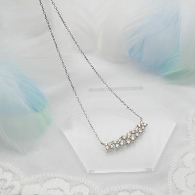ふるさと納税 昭和町 PT900/PT850 1.00ct ダイヤモンド ペンダントネックレス HH-019756 |  | 02