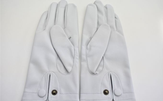 礼装用羊革手袋紳士（ドレスグローブ）M-12 白 24cm