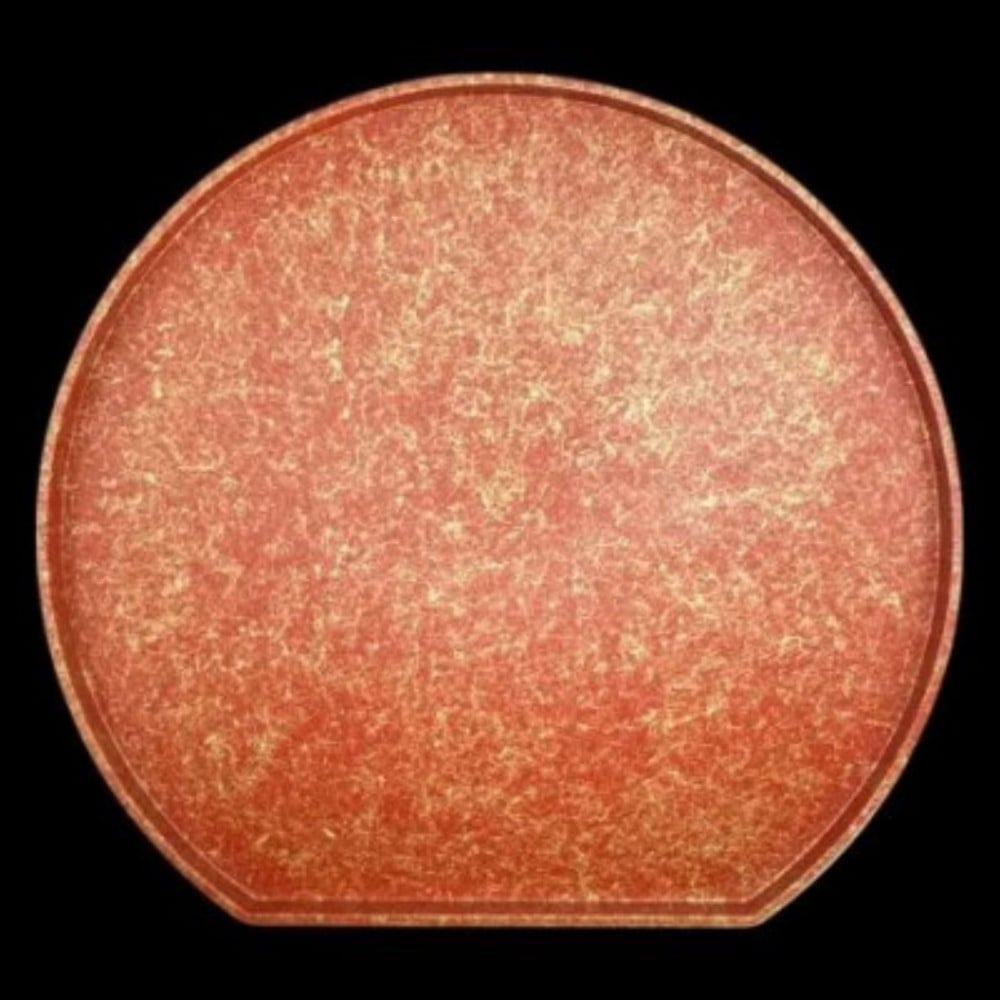 
            【選べる4色】木製 半月トレイ 乱糸（マット仕上げ）
          