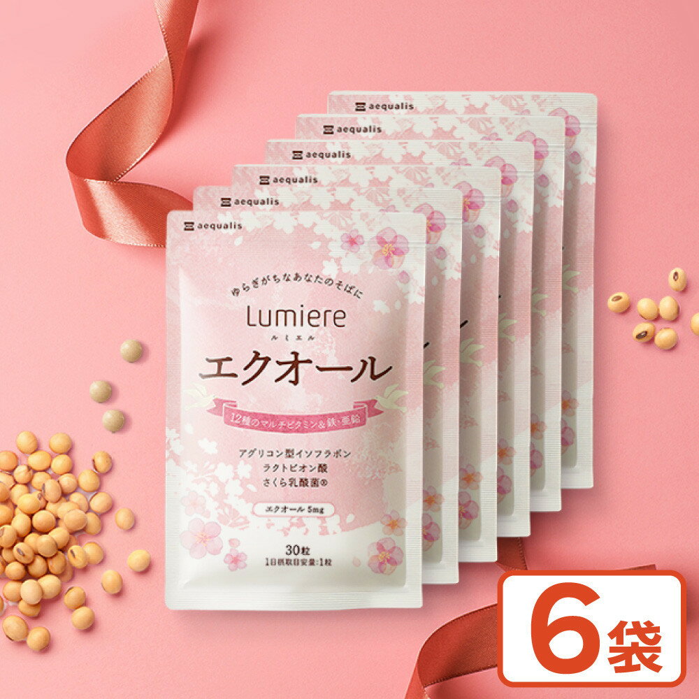 【ふるさと納税】エクオール サプリメント ルミエル エクオール 6袋