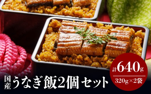 うなぎ飯2個セット(320g×2袋) 冬うなぎ_M069-005_02