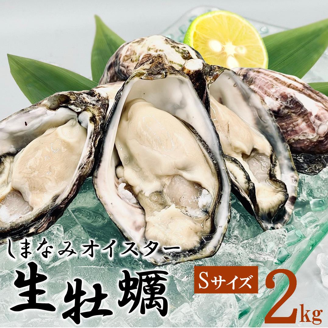 【ふるさと納税】 生食用 牡蠣 Sサイズ 約2kg しまなみオイスター 冷蔵 今治市 愛媛県 国産 生牡蠣 殻付き 真牡蠣 かき 牡蠣 カキ オイスター 海産物 海鮮 魚貝 魚貝類 【V002350】