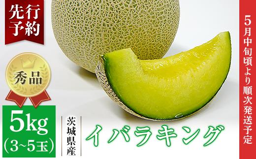 082-3 イバラキング 秀品 3~5玉 約5kg 茨城県 JA水戸産