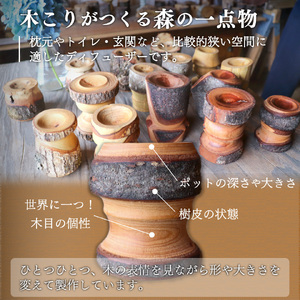 【ふるさと納税】【ヤマザクラ(山桜)】木こりのアロマディフューザー アロマディッシュ アロマウッド 選べる樹種 アロマポット 天然木 木製 木 おしゃれ 木彫り 雑貨 インテリア エコ 土に還る 自然