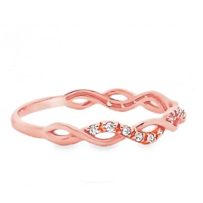 ふるさと納税 笛吹市 K18PG ツイストデザインダイヤリング 0.08CT RADR-6903DI-R #7 |  | 01