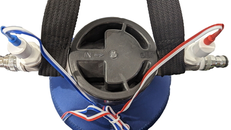 洗車応援団 洗車用 純水器 10L用FRPタンク TDSメーター付 イオン交換樹脂10L同梱 タンクカバー付 組立済み