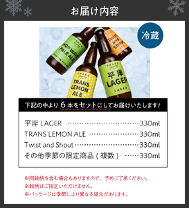 札幌平岸発！TRANS BREWING クラフトビールお楽しみ6本セット