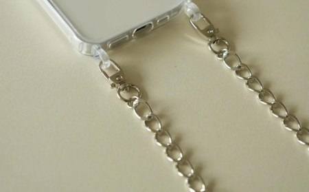 【LENERAオリジナルスマートフォンショルダー】 smartphone shoulder - maro - /silver