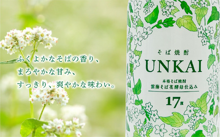 もっと気軽に、飲みやすく。「イチナナ」そば焼酎（2本）（02-146）