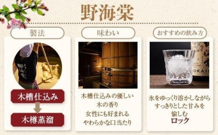 青潮味比べセット 各720ml×3種   祁答院蒸溜所 BS-552