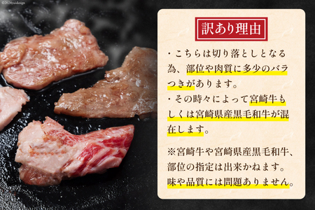 和牛 訳あり 宮崎県産 黒毛和牛 切り落とし 500g 和牛