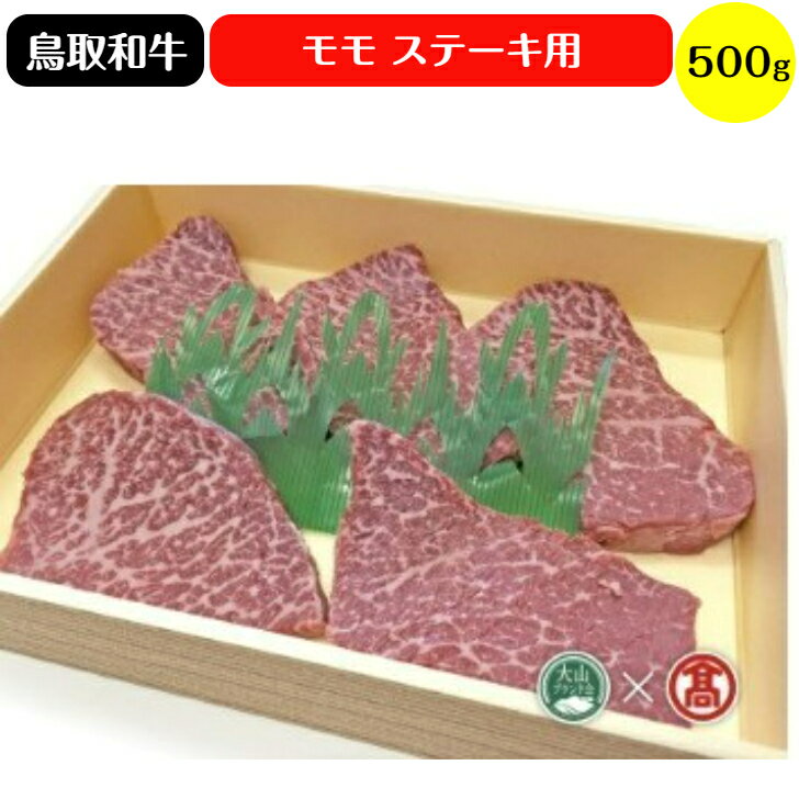 【ふるさと納税】鳥取和牛 モモステーキ用 500g 冷凍（大山ブランド会）【34-AC3】HANAFUSA 肉 和牛 牛肉 もも 国産 鳥取県産 ステーキ お取り寄せ グルメ ご当地 鳥取県 米子市