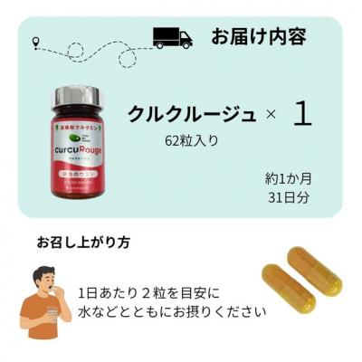 ふるさと納税 川崎市 高吸収型クルクミン　クルクルージュ62粒入り1本 |  | 01