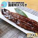 【ふるさと納税】国産特大うなぎ　直火焼き後瞬間凍結　秘伝のタレ付き【急速冷凍】（プロトン凍結） [A-022032]|詰め合わせ ギフト 海 セット 魚 冷凍 プロトン冷凍 凍結 小分け ご飯のお供 おつまみ お中元 お歳暮 お弁当 酒の肴 保存食 おかず 魚介類 送料無料