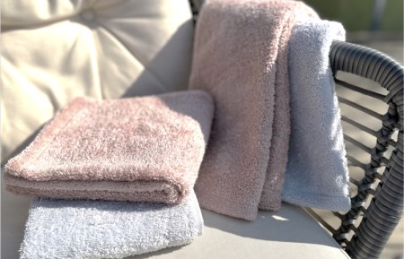 【THE HIGH-CLASS TOWEL】4枚セットバスタオル／厚手泉州タオル（ピンクベージュ） ／ 人気の日用品 タオル 泉州タオル 国産タオル 泉州タオル 泉佐野タオル 日本タオル 吸水タオル 