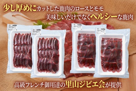 ジビエ 鹿肉 ロース＆モモ 計1.2㎏ 焼肉 ジビエ