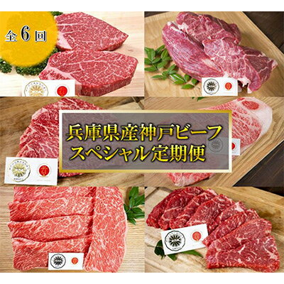 【ふるさと納税】【毎月定期便】【神戸牛】6品スペシャル定期便　冷凍 全6回【配送不可地域：離島】【4009476】