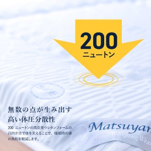   【爽快眠】DryCool　高密凸凹ウレタンマットレス【点で支える】(セミダブル) 高反発マットレス ドライクール ドライ クール シングルマット 寝具 マットレス 敷布団 ウレタンマットレス 敷き