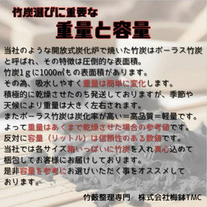 竹炭 大粒 6L 土壌改良 園芸 消臭 調湿効果｜竹炭 観葉植物 調湿 ポーラス竹炭 菌ちゃん農法 [0588]