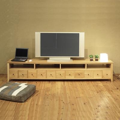 ふるさと納税 大川市 テレビボード　TONGARI　11oak-na　オーク　240cm　大川市　WAプラス