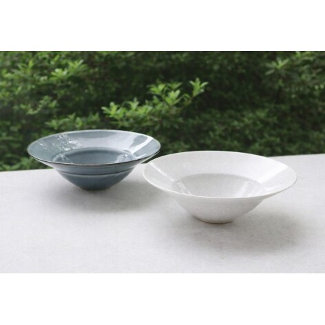 有田焼 リムボウル（Gray・White）2個 セット【まるふく】食器 器 うつわ 小鉢 多用鉢 ペアギフト おしゃれ くすみカラー aq127_イメージ2