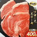 【ふるさと納税】【宮崎牛】リブロース ステーキ カット 200g×2 計400g [マルミヤストア 宮崎県 美郷町 31ag0067] 肉 牛 牛肉 焼肉 ロース 黒毛 和牛 国産 A4 A5 冷凍 真空