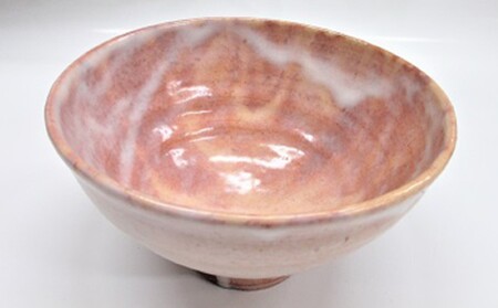 8代佳炎作 萩焼 抹茶茶碗（井戸）