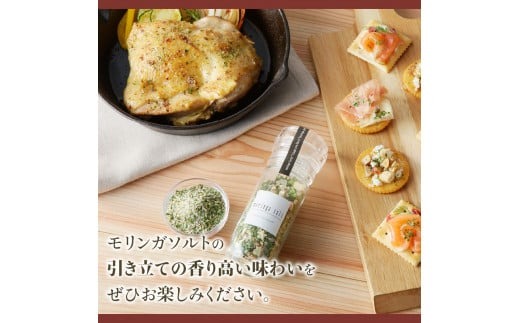【メール便発送】 モリンガガーリック＆ペッパーソルトとモリンガペッパー＆ソルト 選べるセット ミルセット レフィルセット 調味料 モリンガ スーパーフード モリンガソルト ハーブ 万能調味料 山梨 富士吉田