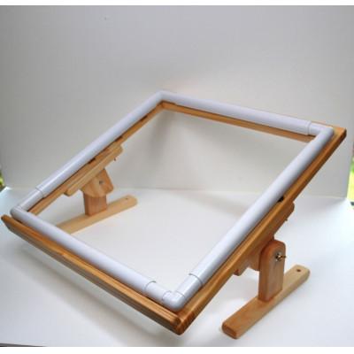 ふるさと納税 猪名川町 エディ工房　スクエア刺繍スタンド(L)【28〜43cmの大型刺繍枠に対応】※刺繍枠は付属しません |  | 01