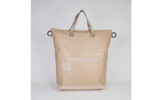 TENT BAG SARAH.01　防水バッグパック【ベージュ】