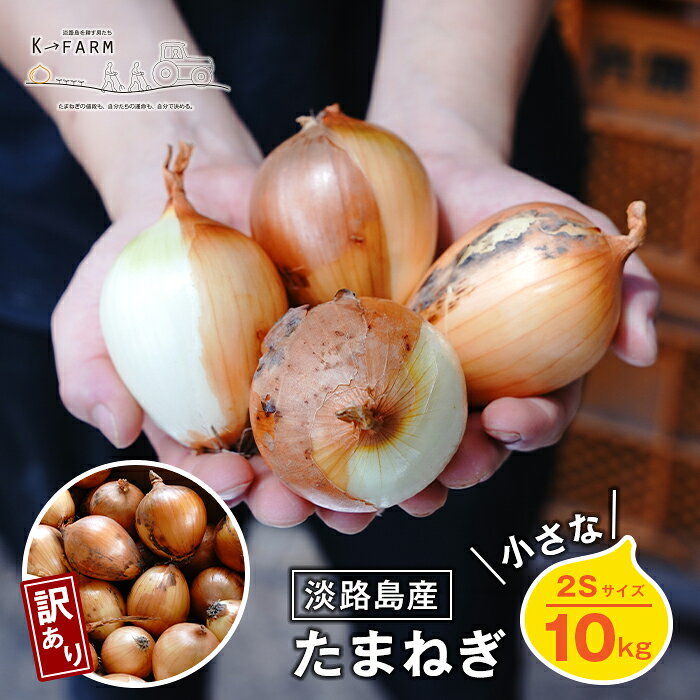 【ふるさと納税】【訳あり】小さな淡路島たまねぎ 2Sサイズ 10kg 玉ねぎ たまねぎ 国産 野菜